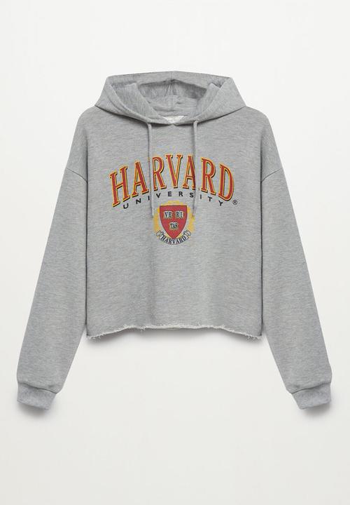 MANGO - Sudadera harvard - grey