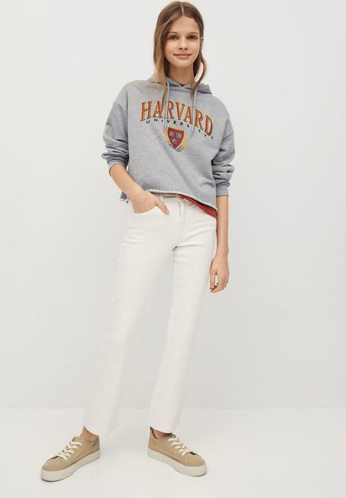 MANGO - Sudadera harvard - grey
