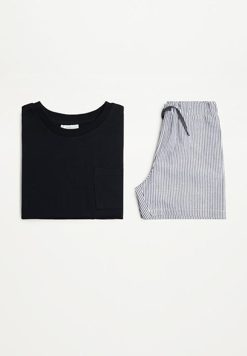 MANGO - Pyjama pack orson - black