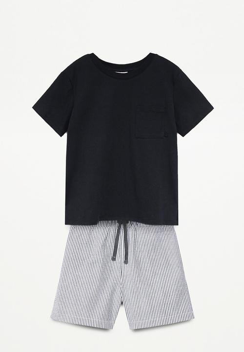 MANGO - Pyjama pack orson - black