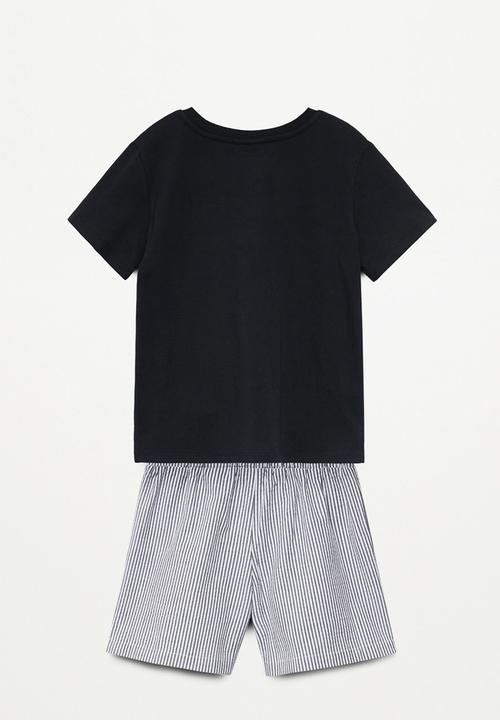 MANGO - Pyjama pack orson - black