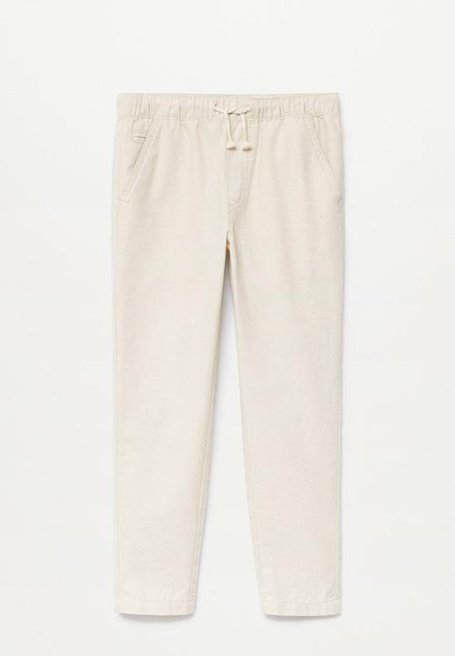 MANGO - Trousers nico - light beige