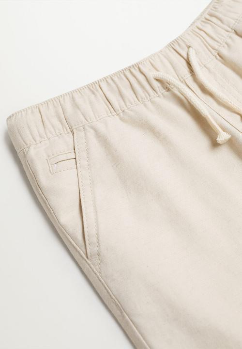 MANGO - Trousers nico - light beige