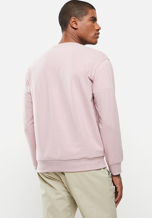 STYLE REPUBLIC - Plain crew neck sweat top - pink 