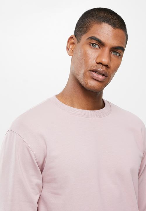 STYLE REPUBLIC - Plain crew neck sweat top - pink 