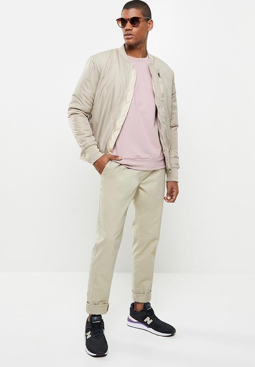 STYLE REPUBLIC - Plain crew neck sweat top - pink 