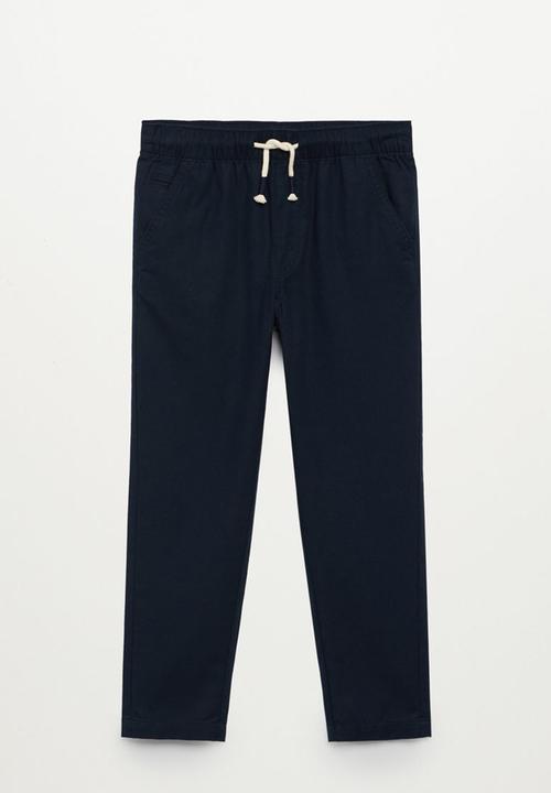 MANGO - Trousers nico - navy