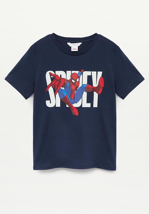 MANGO - Pyjama pack spiderman - navy & grey 