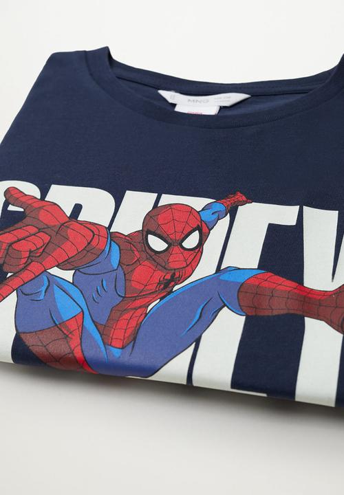MANGO - Pyjama pack spiderman - navy & grey 