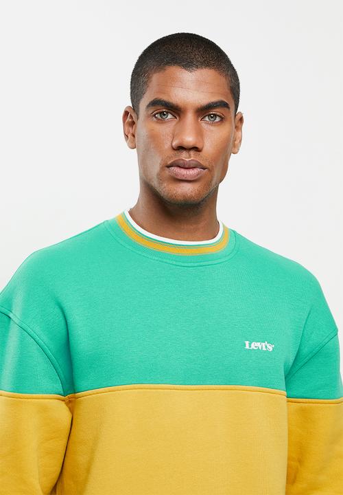Levi’s® - Colour block tipped crew - alhambra