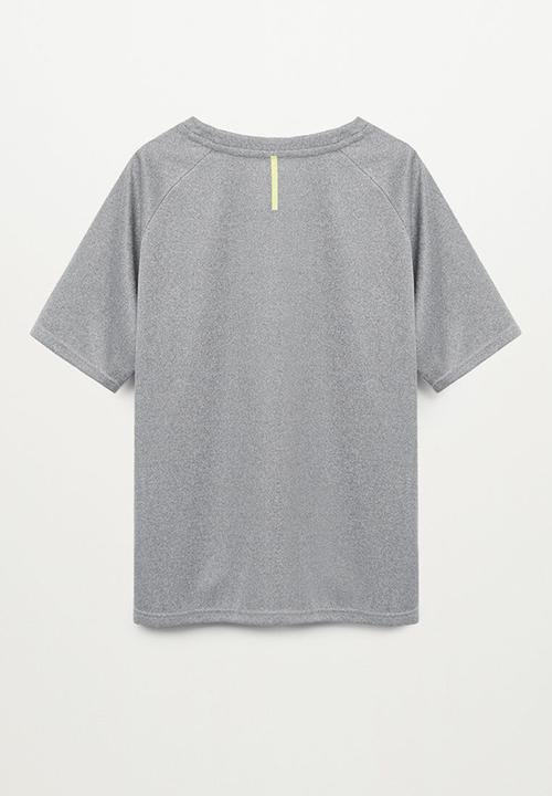 MANGO - T-shirt tgoal - grey