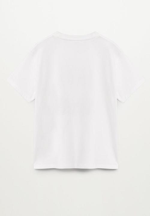 MANGO - T-shirt surf - white