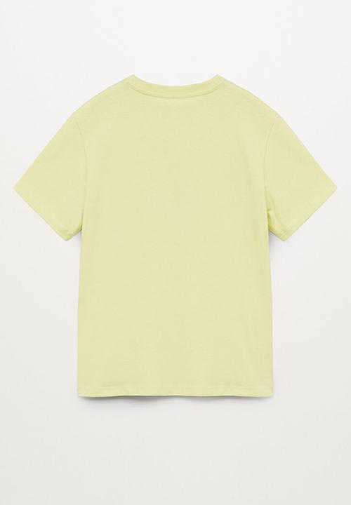 MANGO - T-shirt surf - yellow