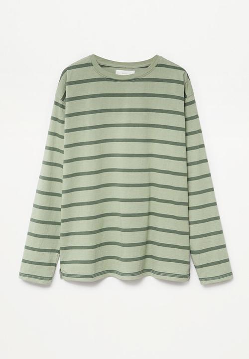 MANGO - T-shirt steve - green