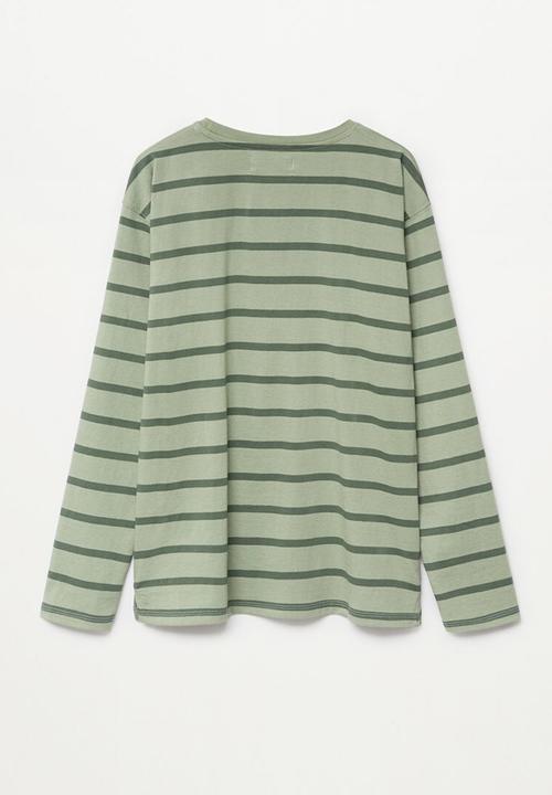 MANGO - T-shirt steve - green