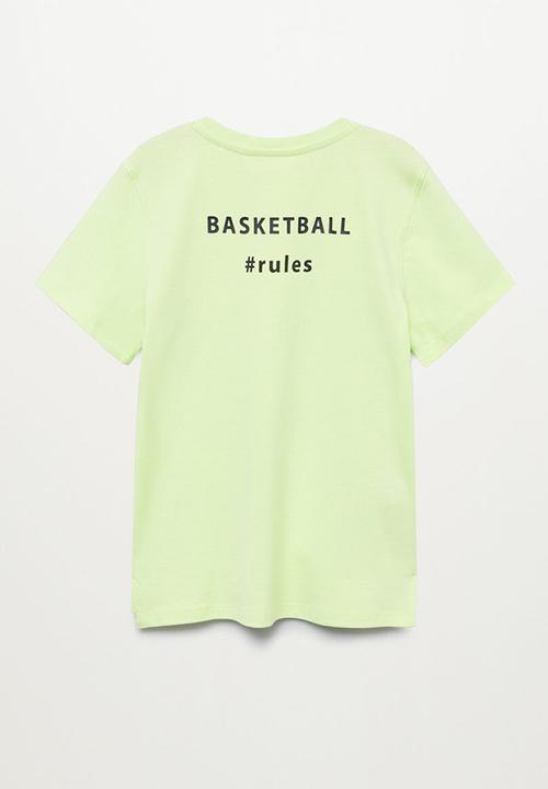 MANGO - T-shirt sport - bright yellow