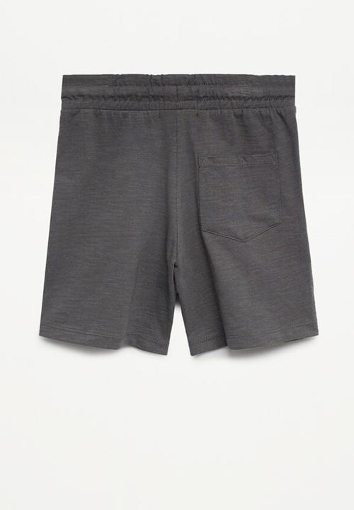 MANGO - Bermuda shorts slub8 - grey 