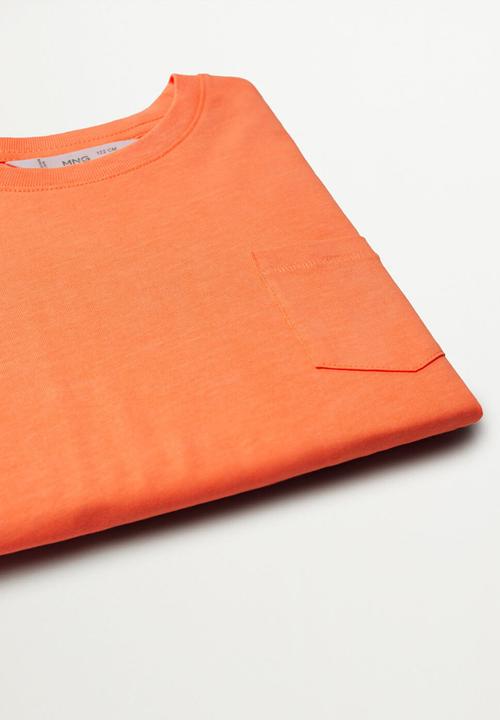 MANGO - T-shirt brad - orange