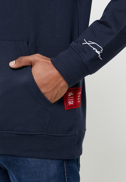 FUBU - Fubu mens hoodie - navy