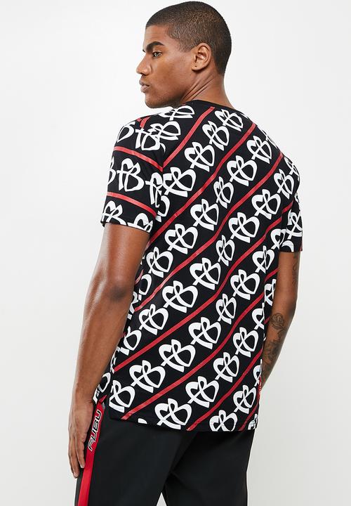 FUBU - Hollywood mens T-shirt - black 