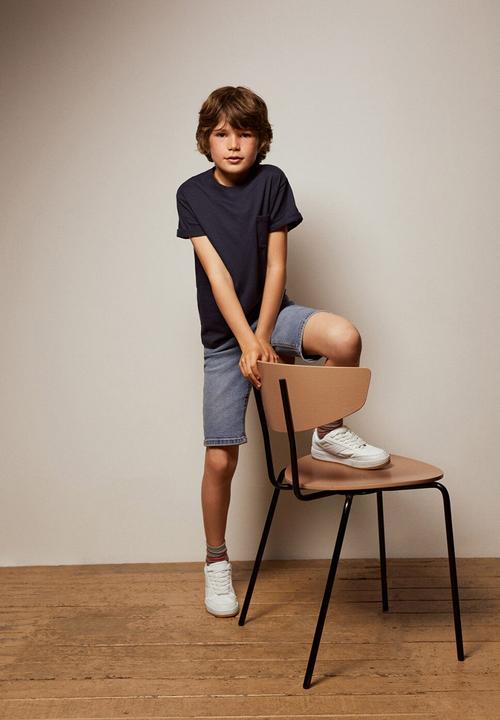 MANGO - T-shirt brad - navy