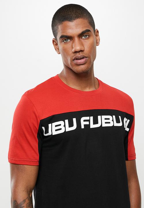 FUBU - Melrose mens T-shirt - red & black