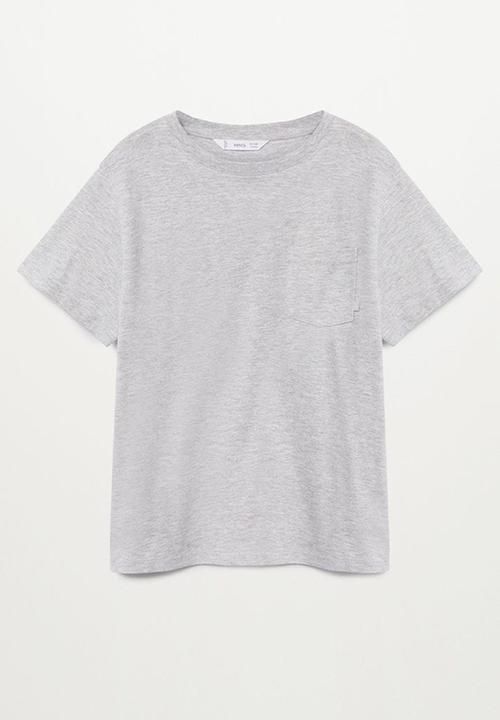 MANGO - T-shirt brad - grey
