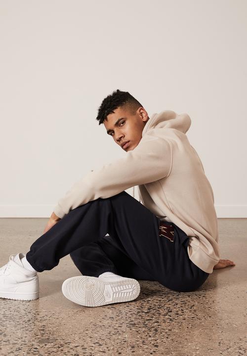 Factorie - Relaxed graphic trackpant - navy