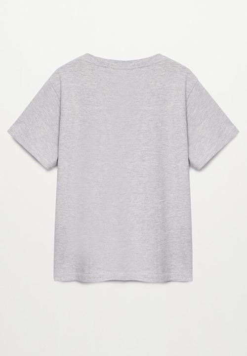 MANGO - T-shirt brad - grey