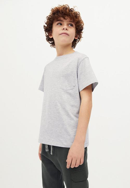 MANGO - T-shirt brad - grey