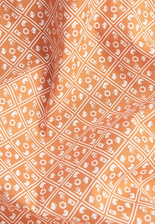 G-STAR - Dressed super slim shirt short sleeve - orange 