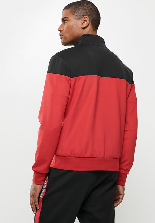 FUBU - Hudson 2.0 tracksuit top - black & red