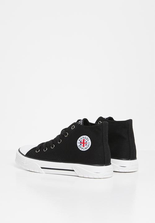 KANGOL - High top lace up - black
