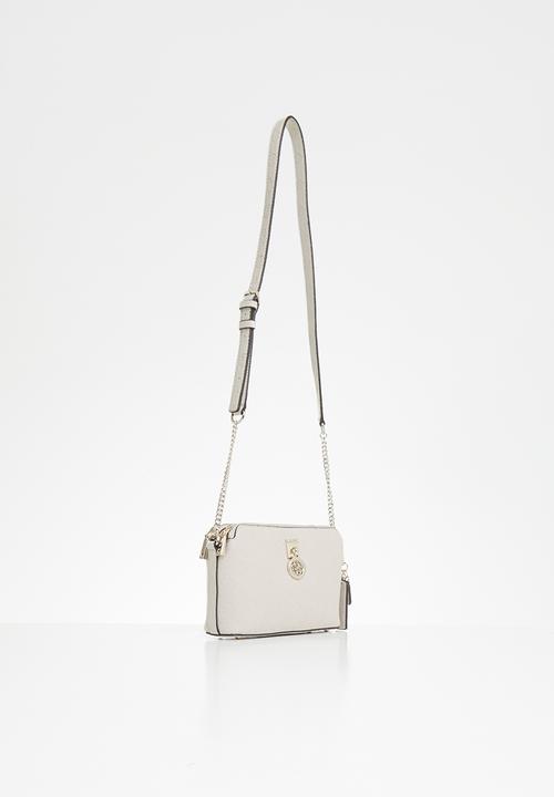 GUESS - Ninnette dbl zip crossbody - stone