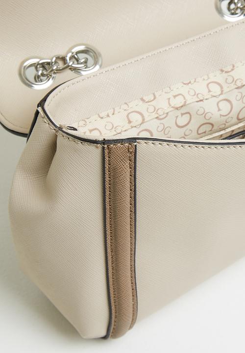 GUESS - Ahana mini crossbody flap - brown 