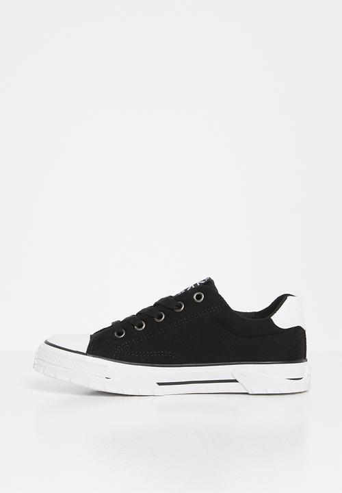 KANGOL - Low top lace up - black