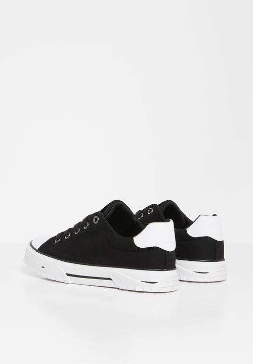 KANGOL - Low top lace up - black