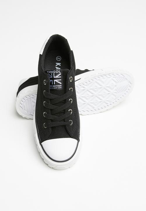 KANGOL - Low top lace up - black