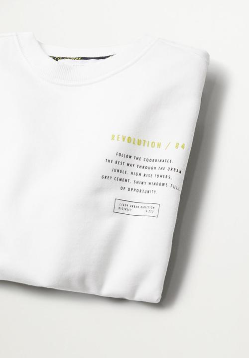 MANGO - Sweatshirt follow - white