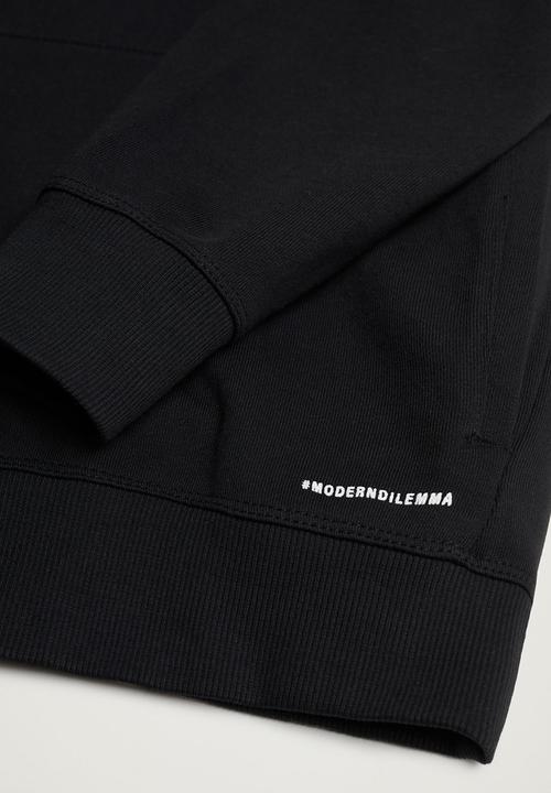 MANGO - Sweatshirt edward - black