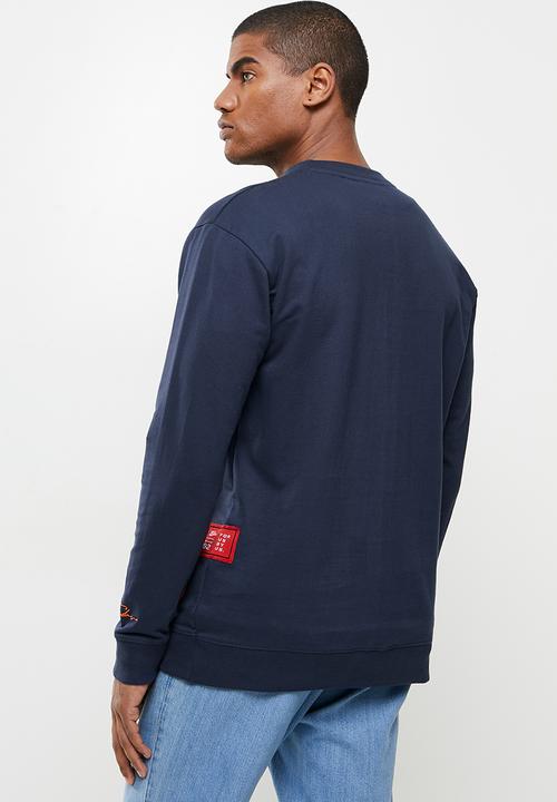 FUBU - Tompkins mens sweater - navy