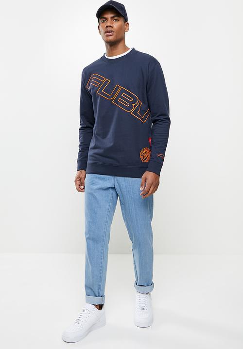 FUBU - Tompkins mens sweater - navy
