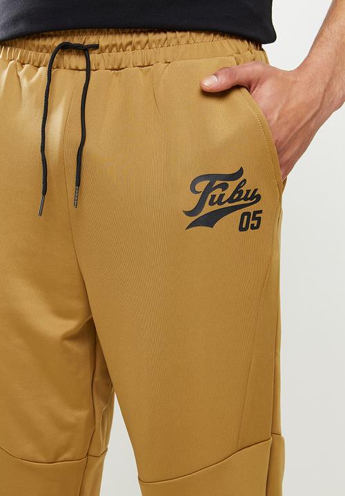 FUBU - Mens essential jogger - camel