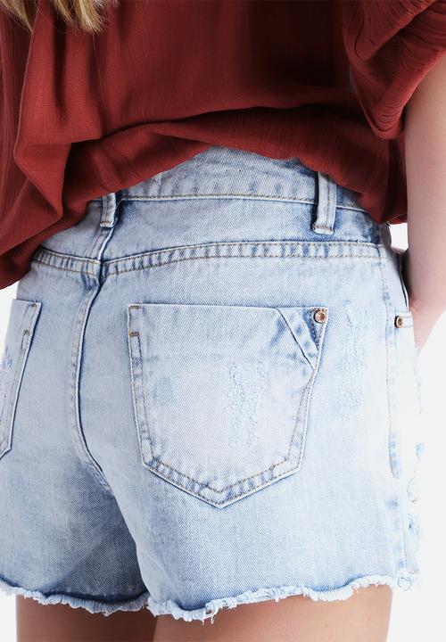 New Look - Extreme Rip Mom Shorts