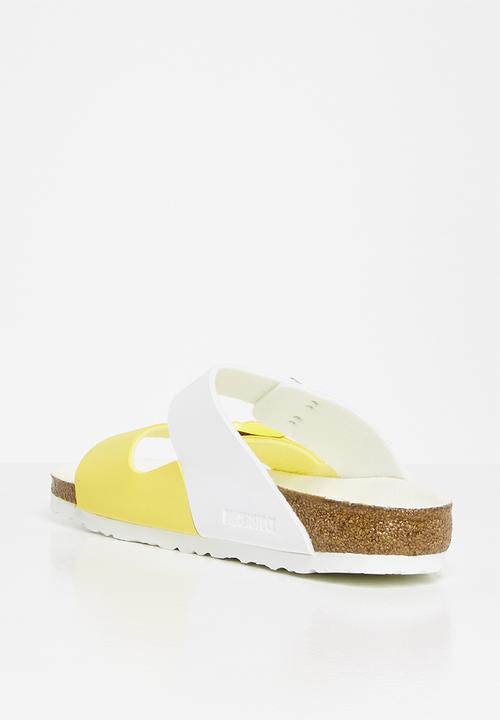 Birkenstock - Arizona split birko-flor regular - lime & white