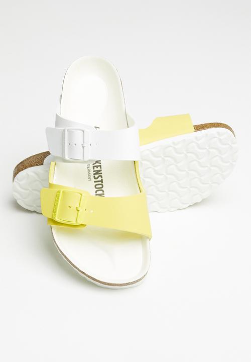 Birkenstock - Arizona split birko-flor regular - lime & white