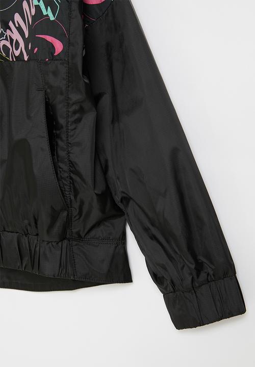Nike - Nike scribble aop wind jacket - black