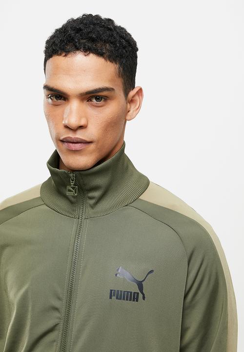 PUMA - Iconic t7 track jacket  - grape leaf