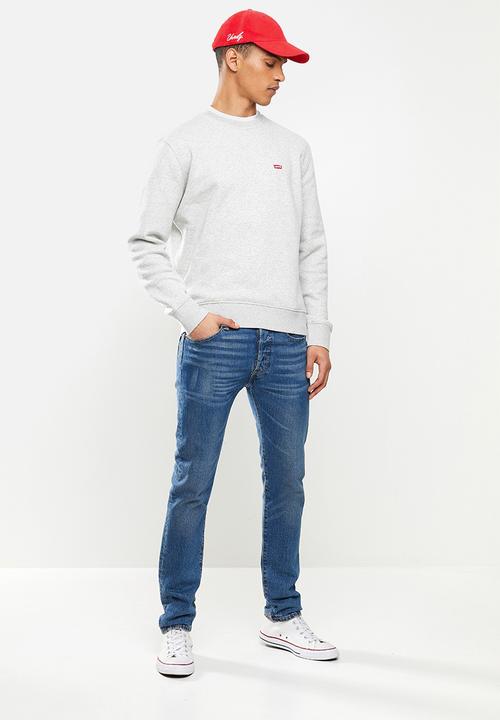 Levi’s® - Core ng crew sweatshirt - light mist heath