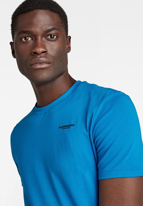 G-STAR - Slim base short sleeve tee - light royal blue